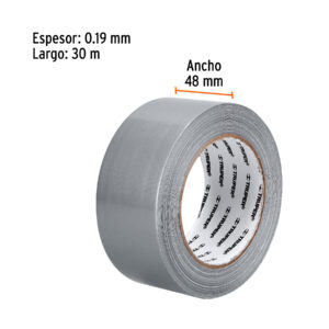 Cinta para ducto, 30 m, resistente a altas temperaturas