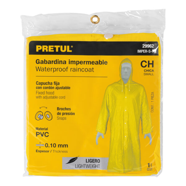 Gabardina impermeable PVC Chica Pretul