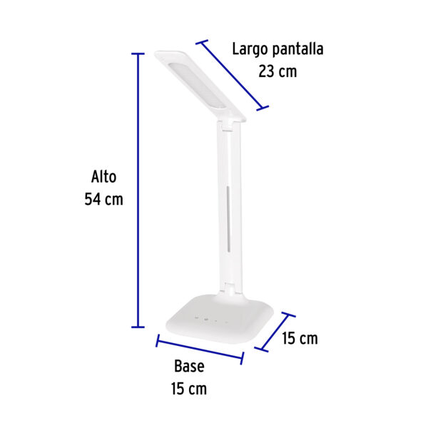 Lampara de LED 8W 5 niveles de iluminacion para escritorio