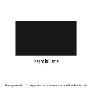 Pintura (Esmalte acrilico) en aerosol, negro brillante