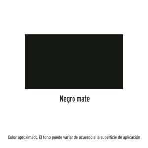 Pintura Acrilico en aerosol negro mate Truper