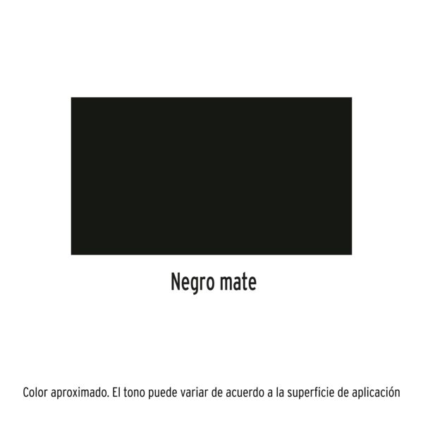 Pintura Acrilico en aerosol negro mate Truper