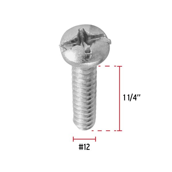 Pija para lamina, #12 x 1-1/4", bolsa con 100 pzas