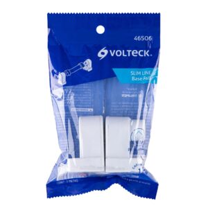 Portalampara de plastico, slim line, bolsa 2 pzas, Volteck