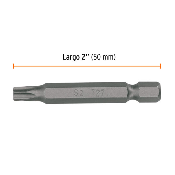 Puntas para desarmador Torx seg T27, 2", 5 piezas