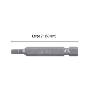 Puntas para desarmador hexagonales 3 mm, 2