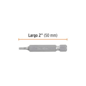 Puntas para desarmador hexagonales 3/32, 2