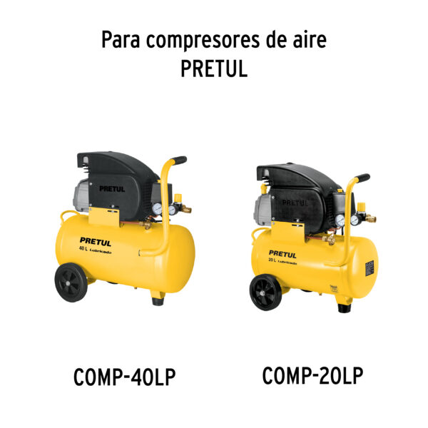 Valvula anti-retorno para compresor, 25/50/10L