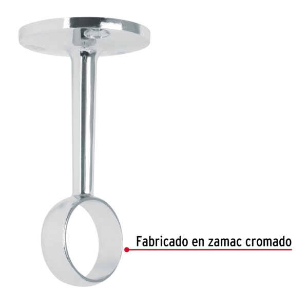 Soporte central para tubo redondo de closet