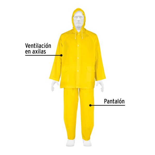 Conjunto Impermeable Ligero de PVC Talla Grande