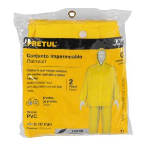 Conjunto Impermeable Ligero de PVC Talla Grande