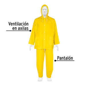 Conjunto Impermeable Ligero de PVC Talla Grande