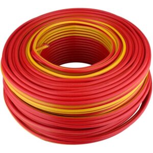 Cable Luz Alucobre THW 10 Awg Rojo Rollo 100m