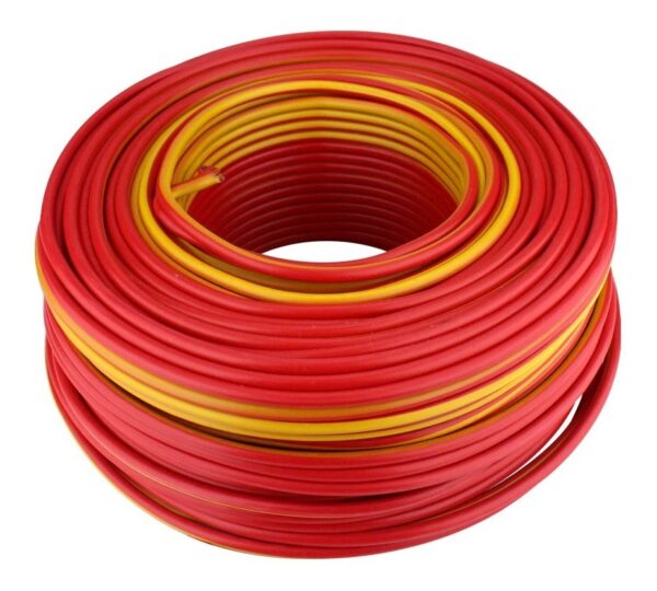 Cable Luz Alucobre THW 10 Awg Rojo Rollo 100m