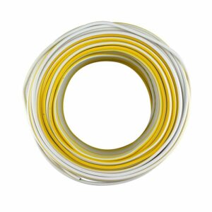 Cable Luz Alucobre 14 Awg THW Blanco Rollo 100m