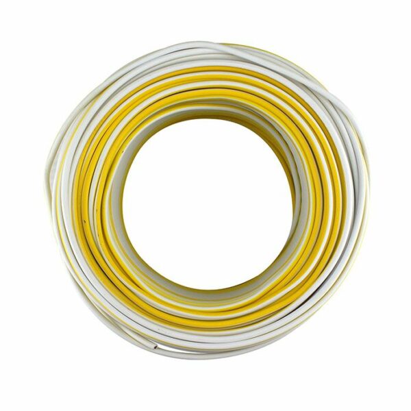 Cable Luz Alucobre 14 Awg THW Blanco Rollo 100m