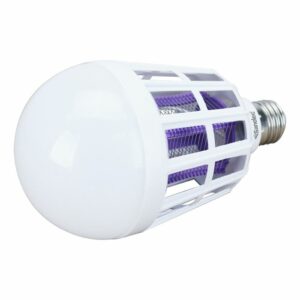 Foco Luz Blanca con exterminador de Insectos 15w