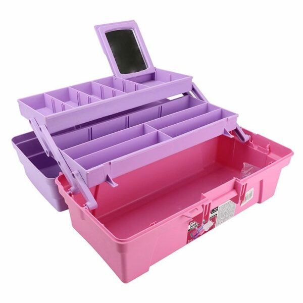 Caja Multiusos Vanity 14" 35cm Rosa