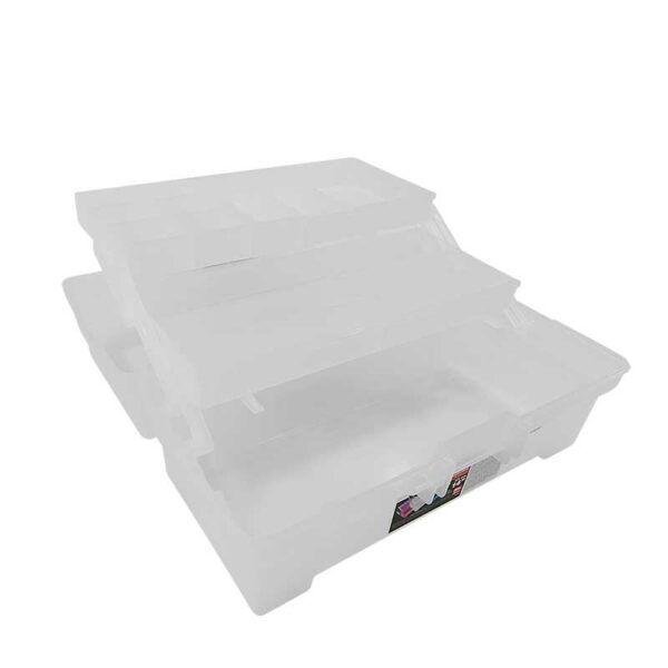 Caja Multiusos Vanity 14" 35cm Botiquin Transparente