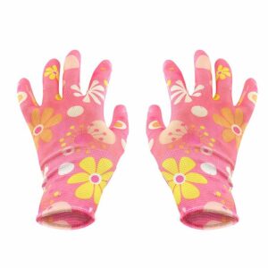 Guantes de Jardineria Chicos Rosas Flores