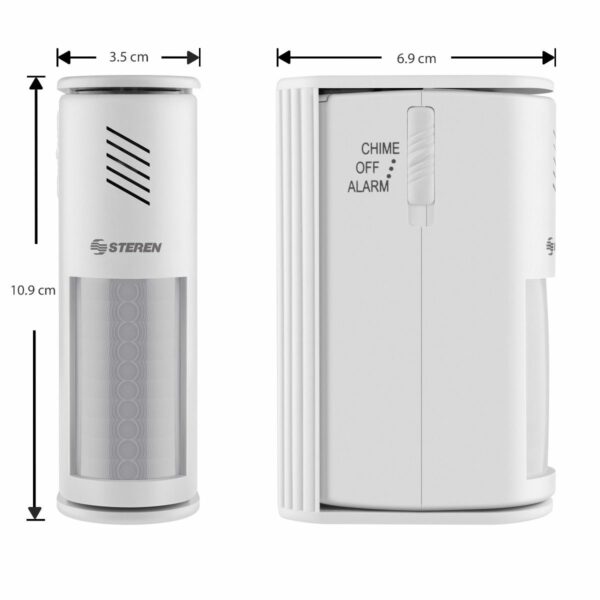 Sensor de movimiento con alarma y timbre