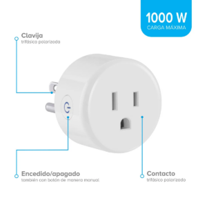 Contacto Enchufe inteligente Wifi Compatible Alexa Google