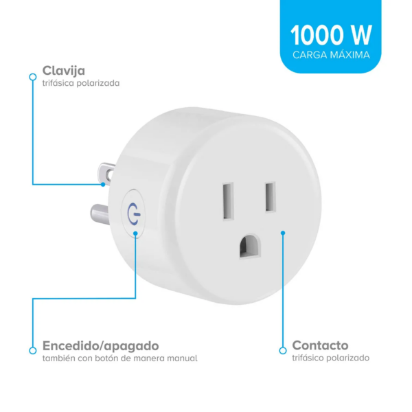 Contacto Enchufe inteligente Wifi Compatible Alexa Google