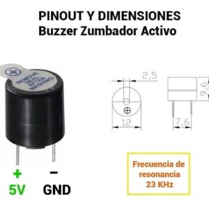 Buzzer Zumbador 5v Activo