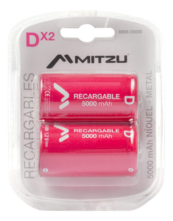 Pila Recargable tipo D de 5000mah ni-mh 1.2v