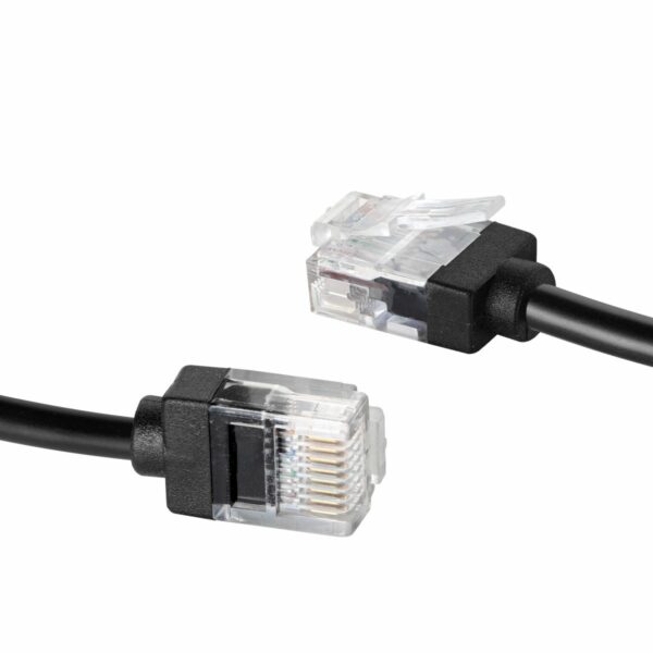 Cable Extension UTP Cat 5 negro de 10m