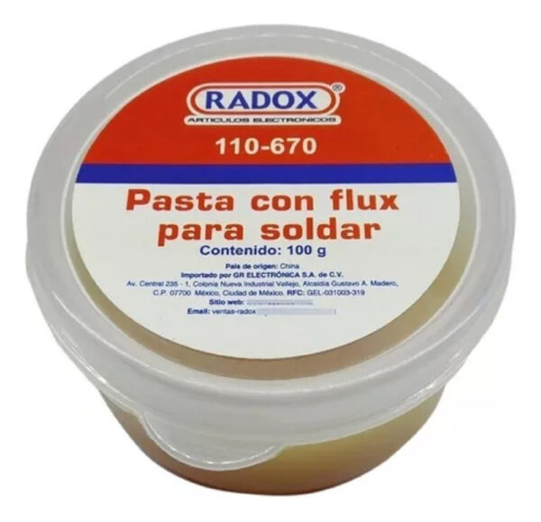 Pasta para soldar 100g con Flux