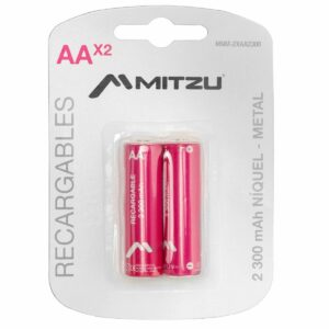 Pack 2 Pilas Recargables AA NiMh 2300mAh