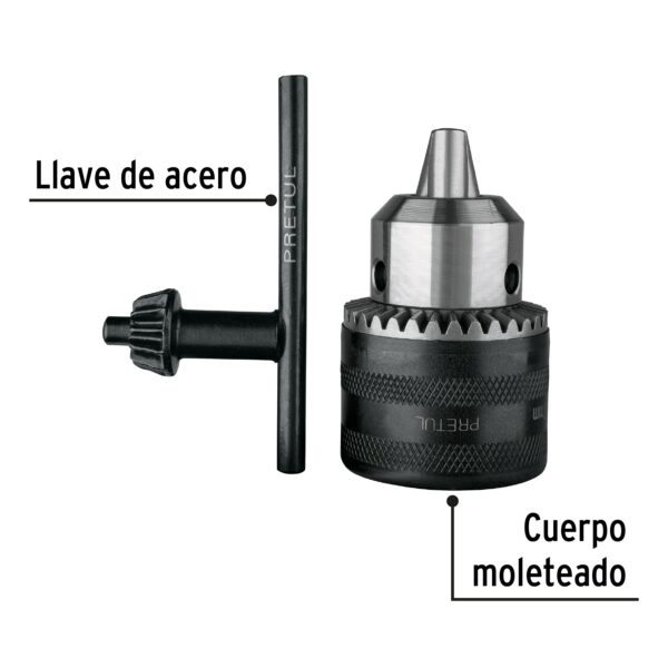 Broquero de 1/2" con llave, Pretul