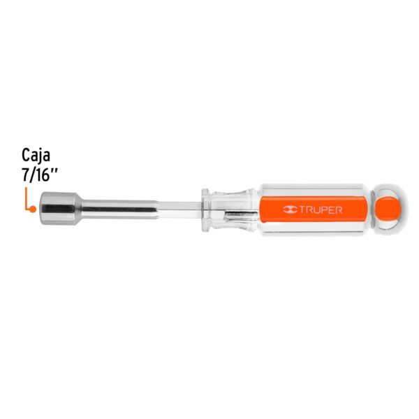 Desarmador de caja 7/16" mango de acetato