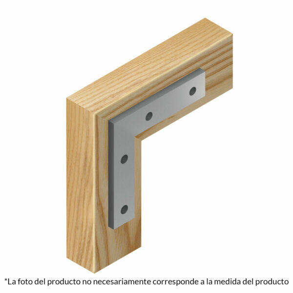 Escuadra cantonera, 1-1/2" x 1-1/2"