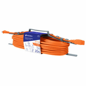 Extension electrica uso rudo, 20 m, calibre 16, Volteck