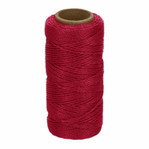 Hilo para albañil, 65 m, rojo