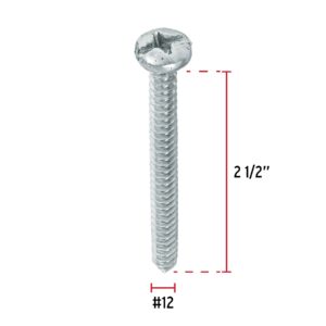 Pija para lamina, #12 x 2-1/2