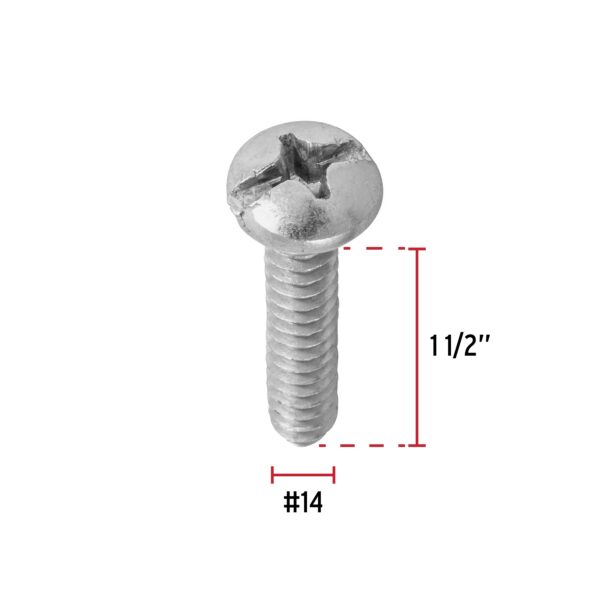 Pija para lamina, #14 x 1-1/2", bolsa con 100 pzas