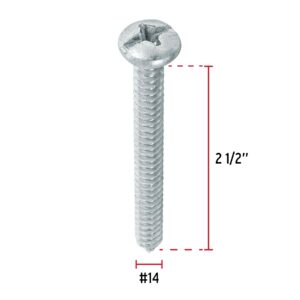 Pija para lamina, #14 x 2-1/2