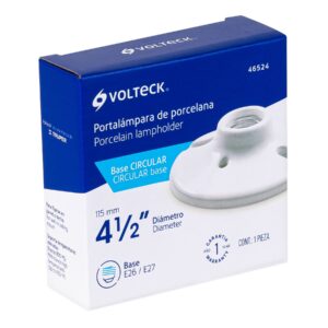 Socket Portalampara de porcelana 4-1/2