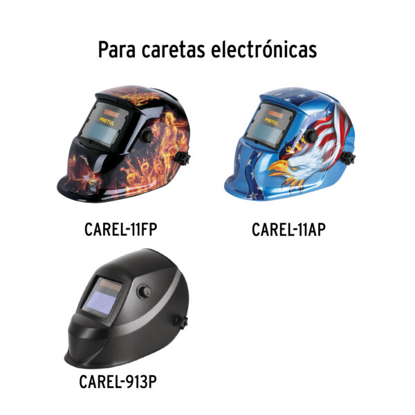 Repuesto de micas para caretas electronicas CAREL-913P