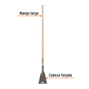 Raspador 7", mango largo 54"