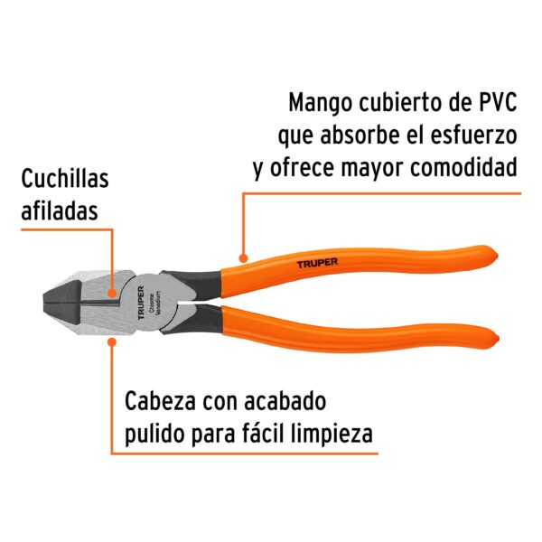 Pinza Profesional para electricista 9"