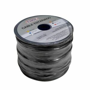 Rollo 100m Cable Estañado Negro Cal. 22