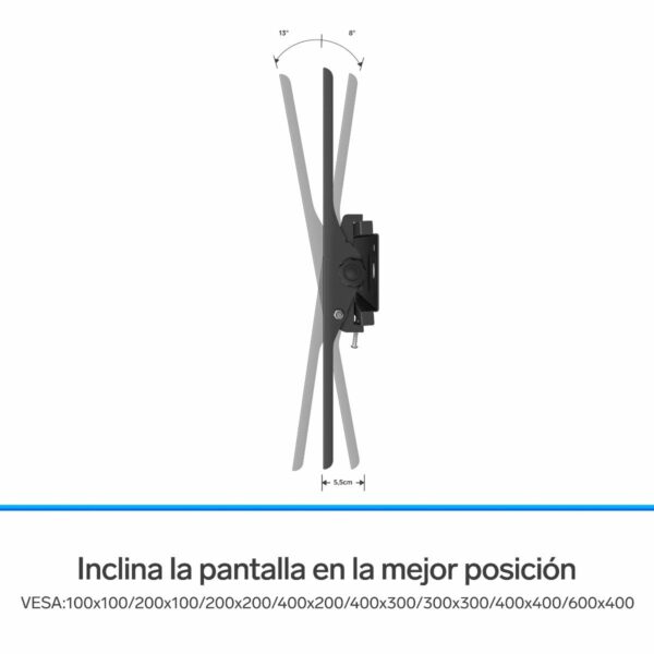 Soporte para tv de 37 a 70 pulgadas con ajuste de inclinacion