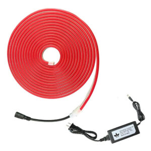 Manguera de 5m Neon con Eliminador Color Rojo Calidad Premium