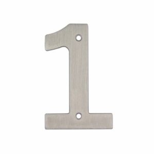 Numero 1 de Metal para Exterior Residencial Casa