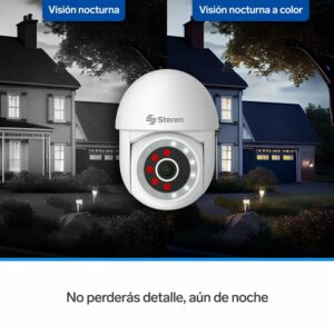 Mini cámara de seguridad WiFi 3 Mpx robotizada con seguidor de movimiento para exterior