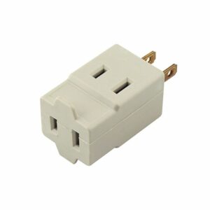 Adaptador Cuadrado Multicontacto de 3 Contactos